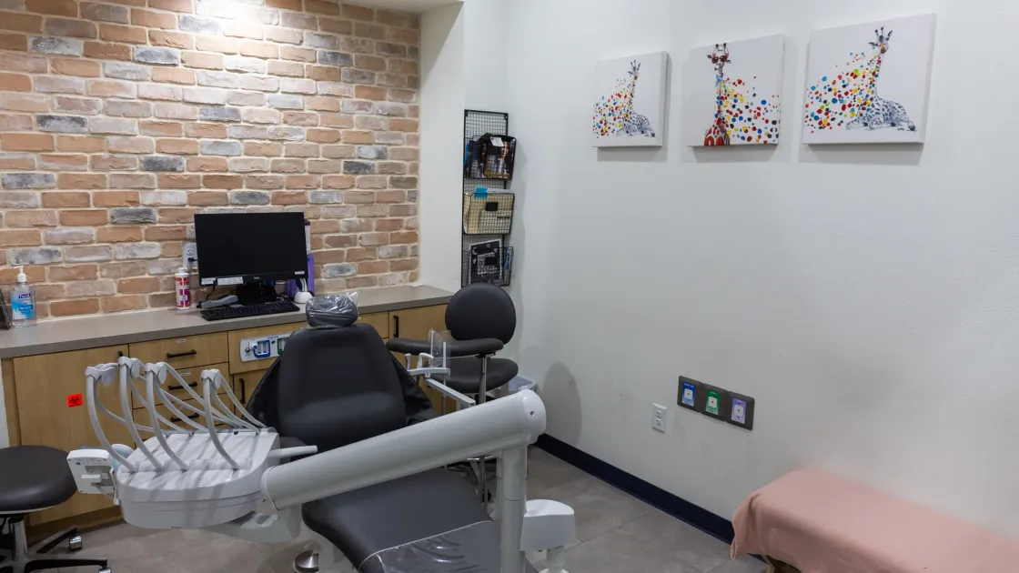 Children's treatment room at our Dallas dental practice
