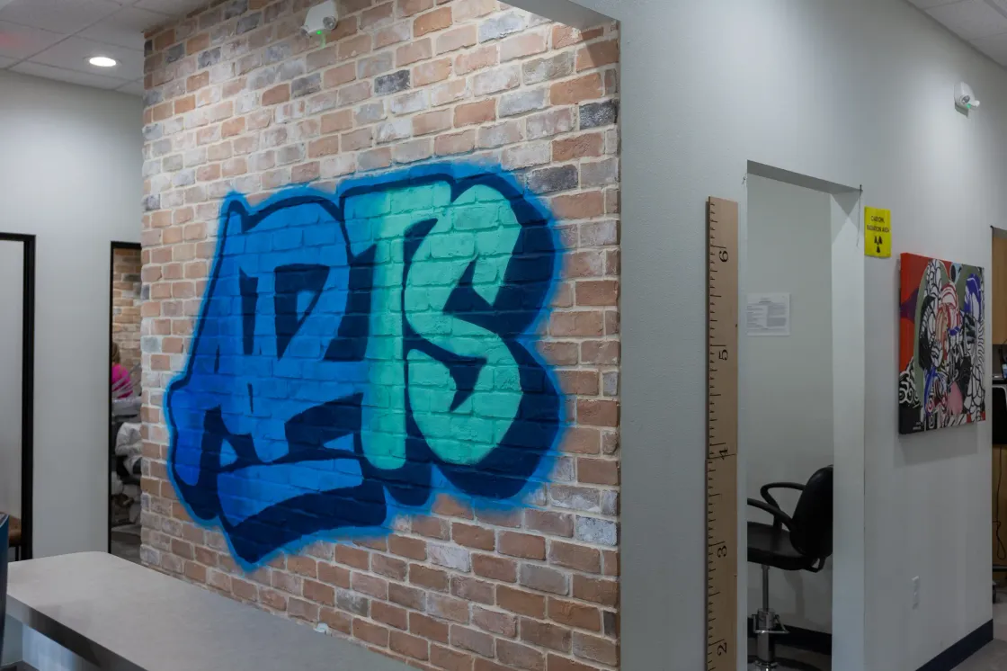 Pediatric area at Arts Family Dentistry in Bishop Arts, Dallas