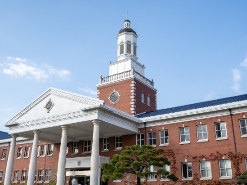 Outside view of dental school building